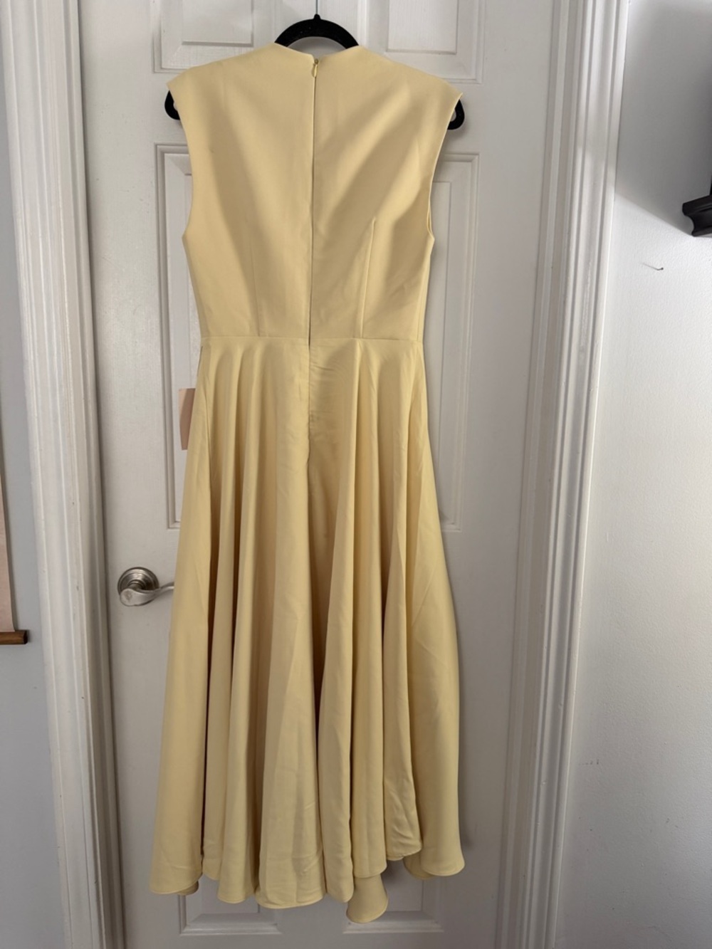 NWT ODD MUSE THE ULTIMATE MUSE SLEEVELESS HIGH WAIST MIDI DRESS yellow sz medium - Picture 8 of 8